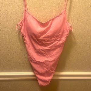 Forever21 Pink one piece swimsuit